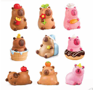 Leopet Jucarie Capybara Latex Mystery Box pentru Caini 9x8 Cm [3]