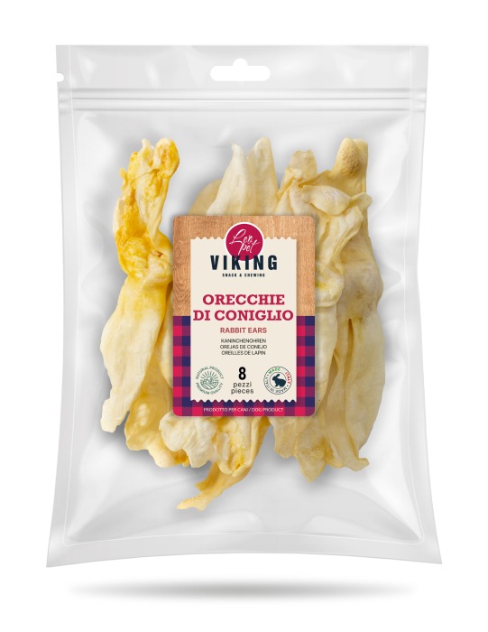 Leopet Viking Urechi de Iepure Naturale pentru Caini [2]