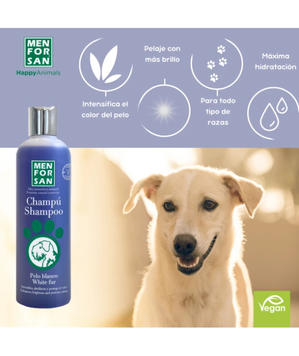 Menforsan Sampon pentru Caini cu Blana Alba 300 ML [3]
