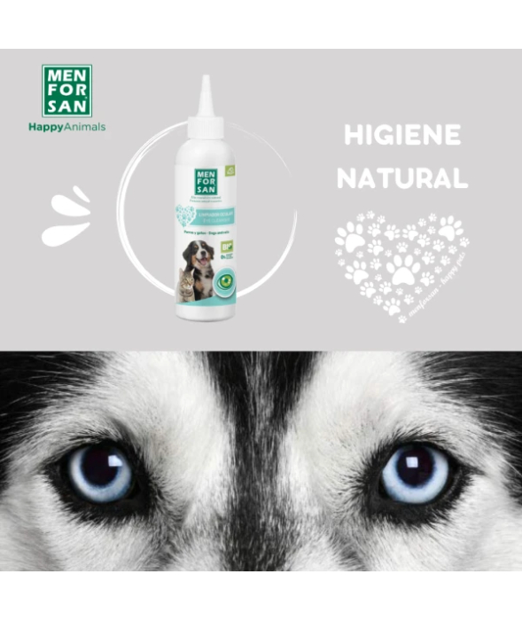 Menforsan Solutie Naturala pentru Curatarea Ochilor la Caini si Pisici 125 ML [2]
