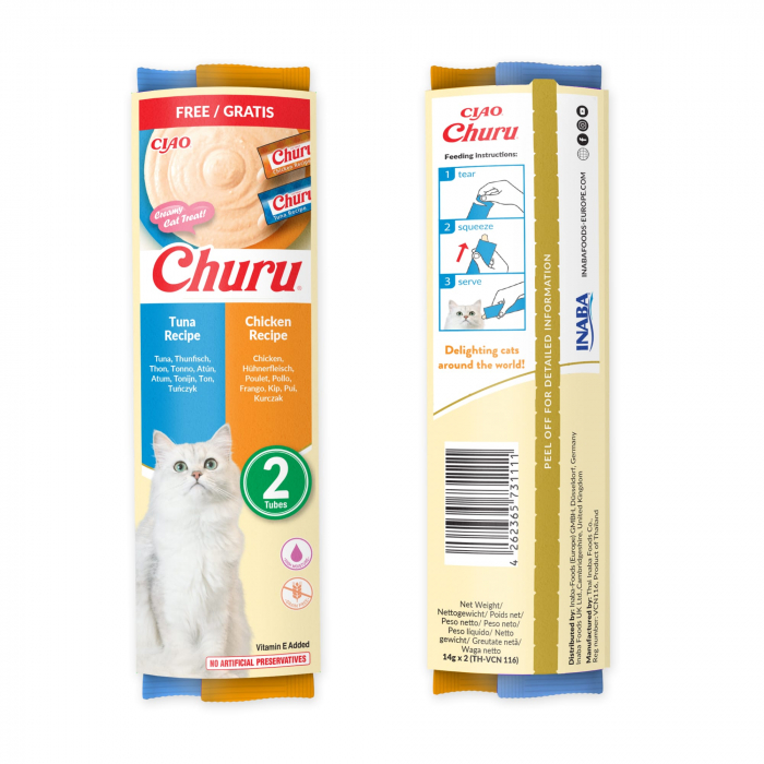 Ciao Churu Recompensa Cremoasa cu Pui si cu Ton [1]