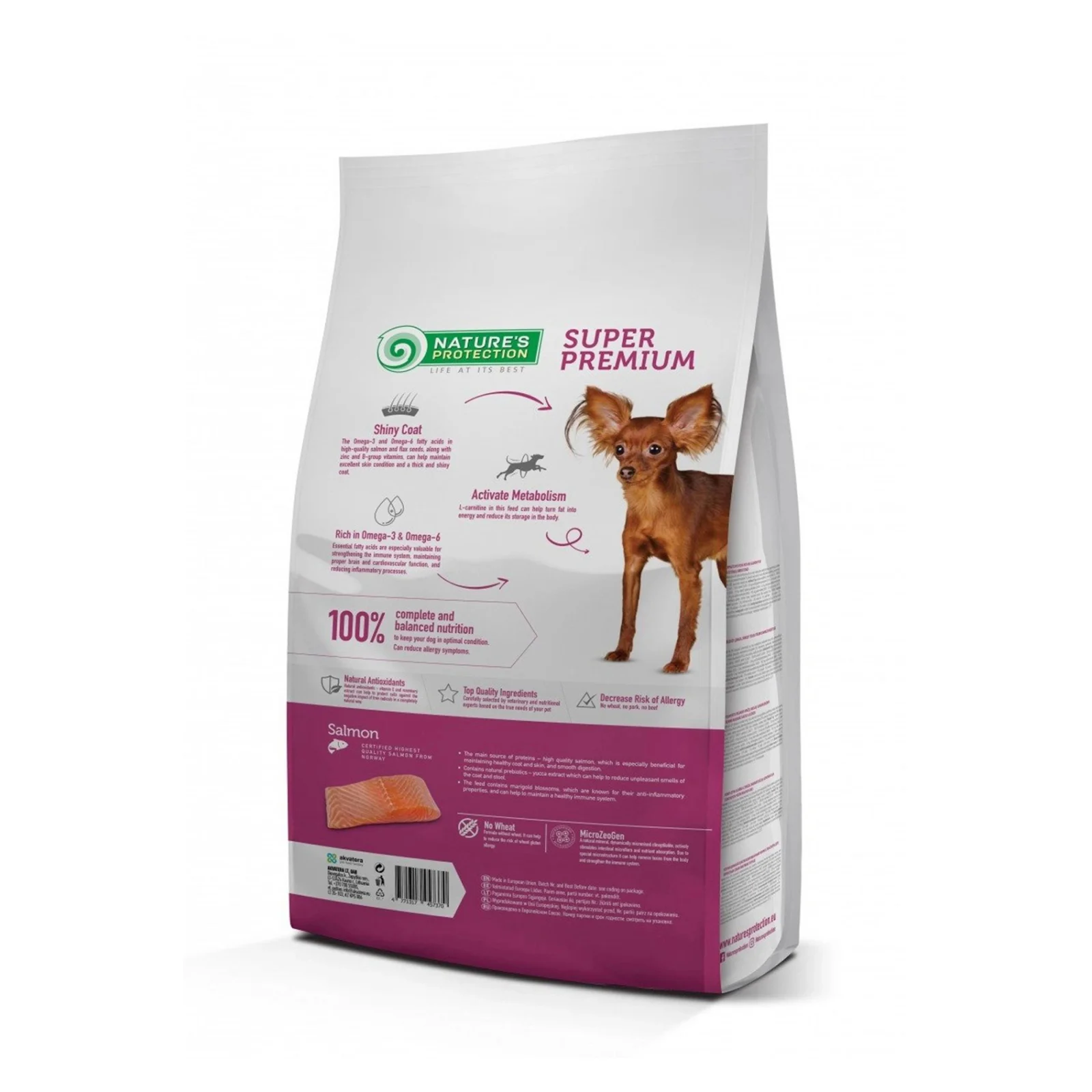 Nature's Protection Dog Mini Adult Extra Salmon [10]