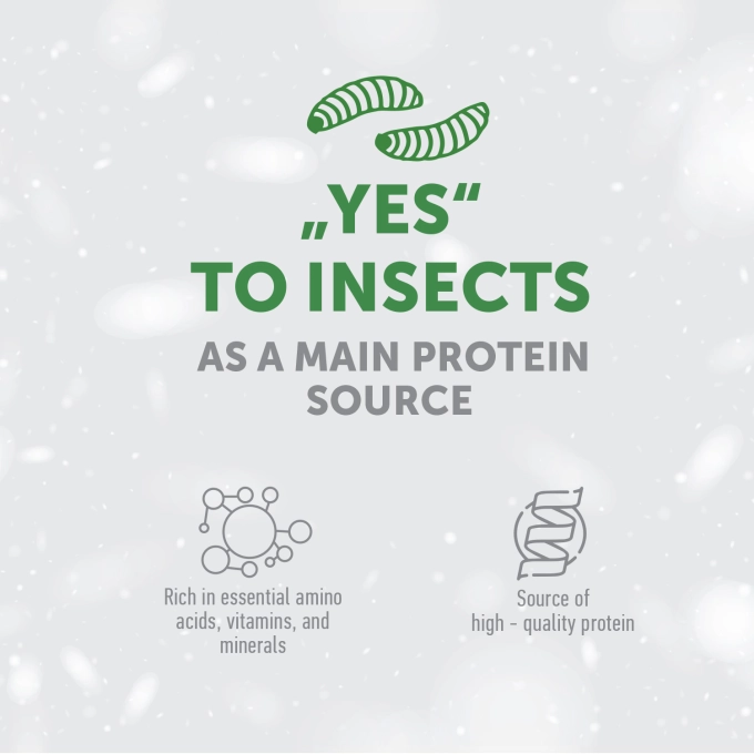 Nature's Protection Gustari Pentru Sustinerea Cresterii si Dezvoltarii Sanatoase cu Insecte pentru Junior Blana Alba 150 g [3]