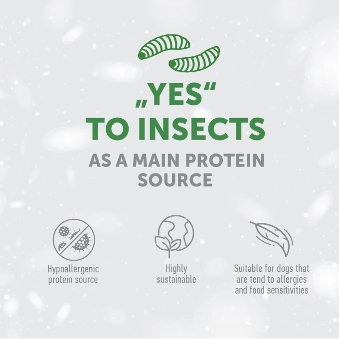 Nature's Protection Gustari Pentru Sustinerea Cresterii si Dezvoltarii Sanatoase cu Insecte pentru Junior Blana Alba 150 g [2]