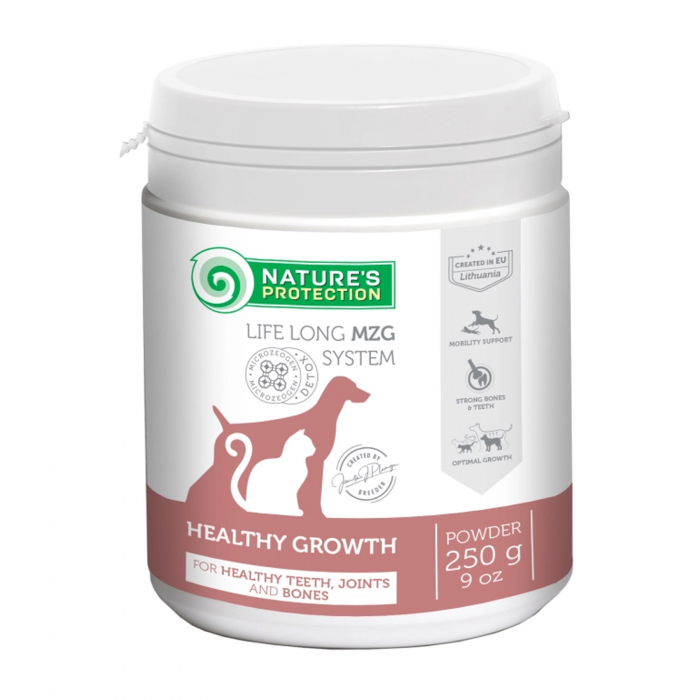 Nature's Protection Healthy Growth Formula, Dogs and Cats, Teeth, Joints&Bones 250G [1]