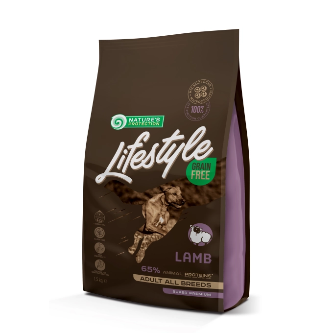 Nature's Protection Lifestyle Grain Free Adult All Breed cu Miel [1]