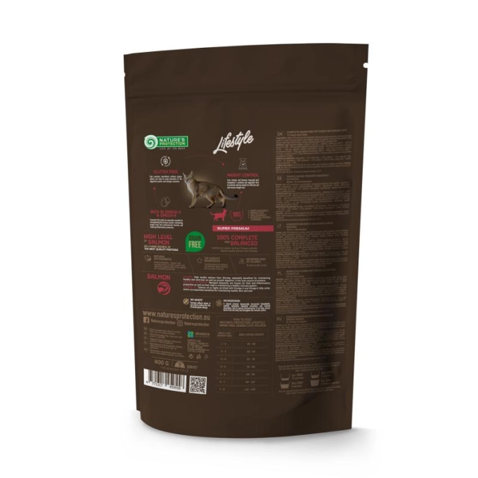 Nature's Protection Lifestyle Grain Free Senior Cat cu Somon [2]