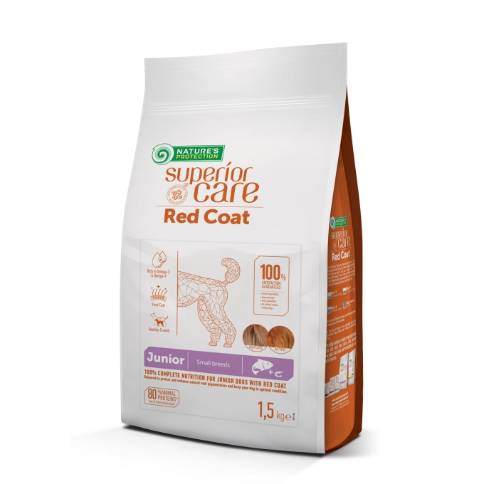 Nature's Protection SC Red Coat Grain Free Salmon Junior Small&Mini Breeds [1]