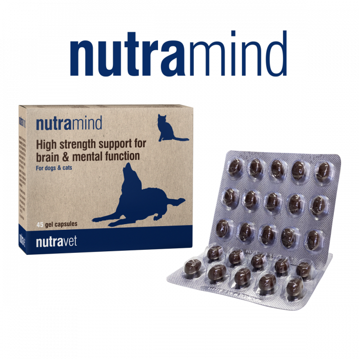 Nutravet Nutramind Sprijin pentru Sanatatea Creierului Caini si Pisici 45 Capsule [1]