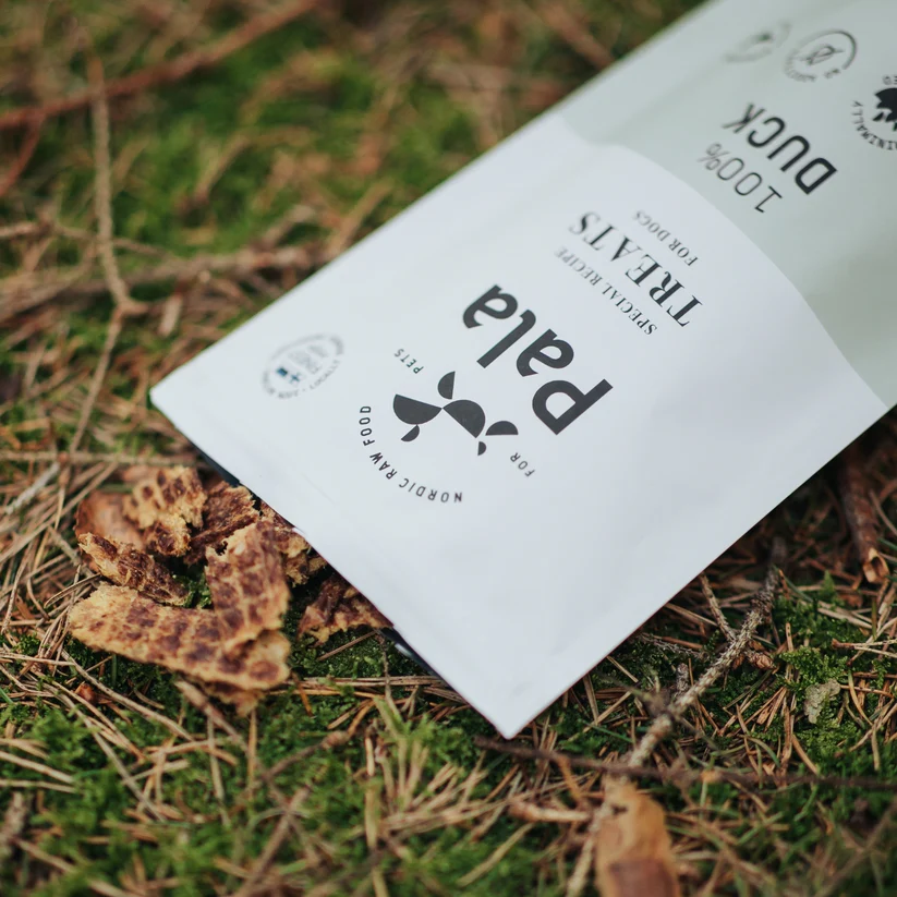 Pala Recompense Raw  Monoproteice cu Rata pentru Caini 100 Gr [4]