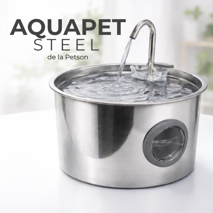 Petson Fantana AquaPet Steel pentru Caini si Pisici [2]
