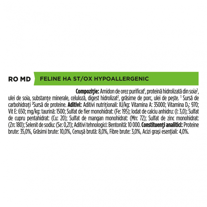 Pro Plan Cat Veterinary Diets HA Hypoallergenic 3.5 kG [3]