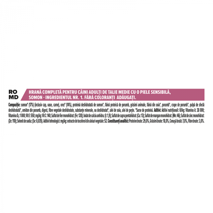 Pro Plan Medium Adult Sensitive Skin Somon 3kg [3]