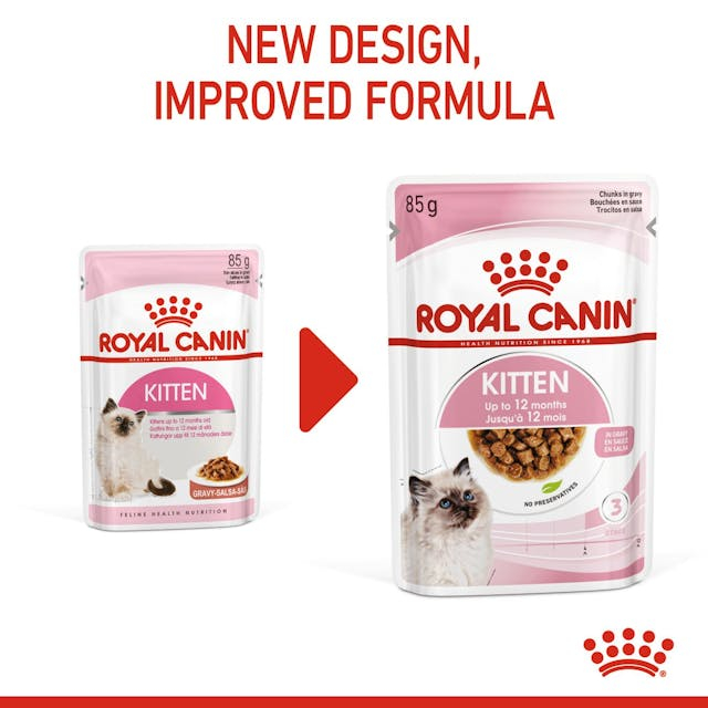 Royal Canin Kitten In Gravy Plic 85 G [3]