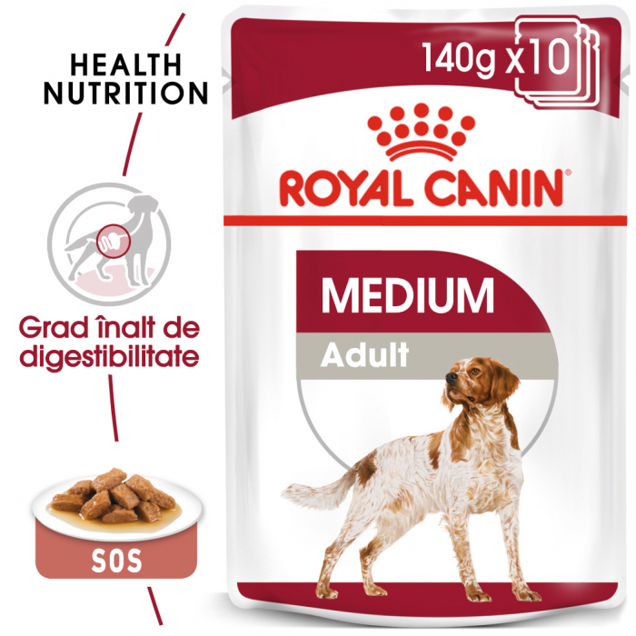 Royal Canin Medium Adult Plic 140 G [1]