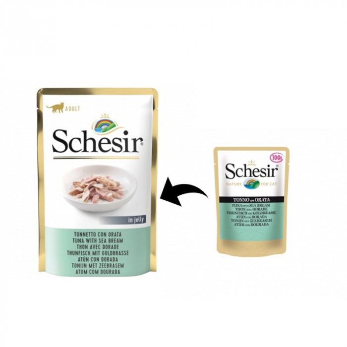 Schesir Pisica Adult Ton/Dorada Plic [3]