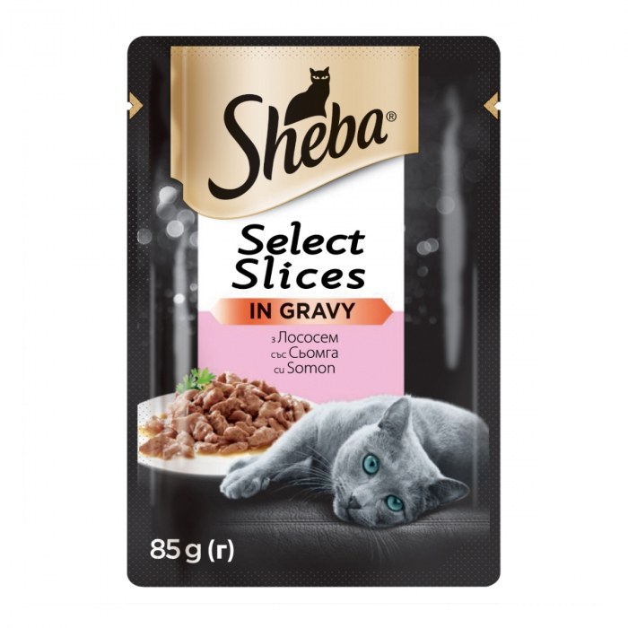 Sheba Cuisine Somon Plic 85 Gr (12 Buc) [1]