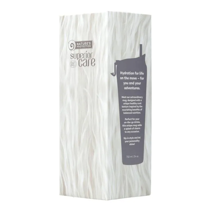 Superior Care Pahar cu Pai si Ilustratie Blanita Alba 710 ML [3]