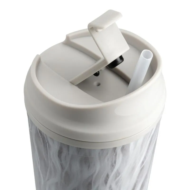 Superior Care Pahar cu Pai si Ilustratie Blanita Alba 710 ML [2]