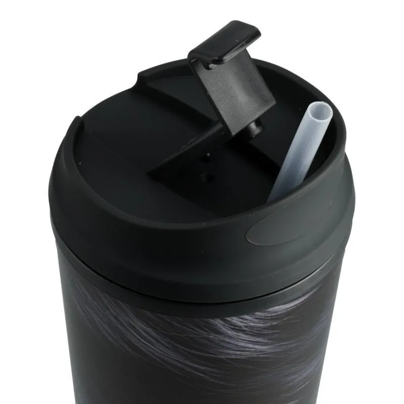 Superior Care Pahar cu Pai si Ilustratie Blanita Neagra 710 ML [2]