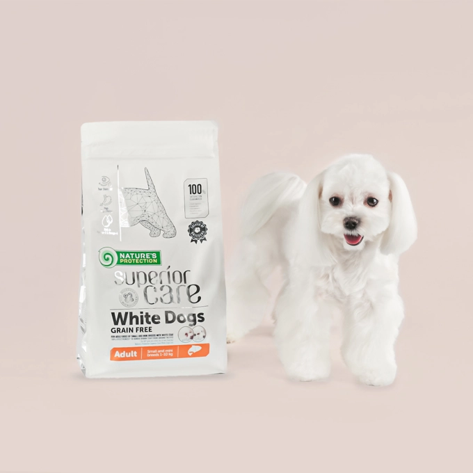 Superior Care White Dogs Grain Free Salmon Adult Small&Mini Breeds [9]