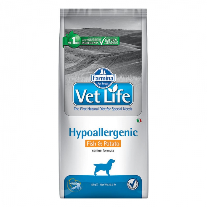 Vet Life Natural Diet Dog Hypoallergenic Fish and Potato [1]