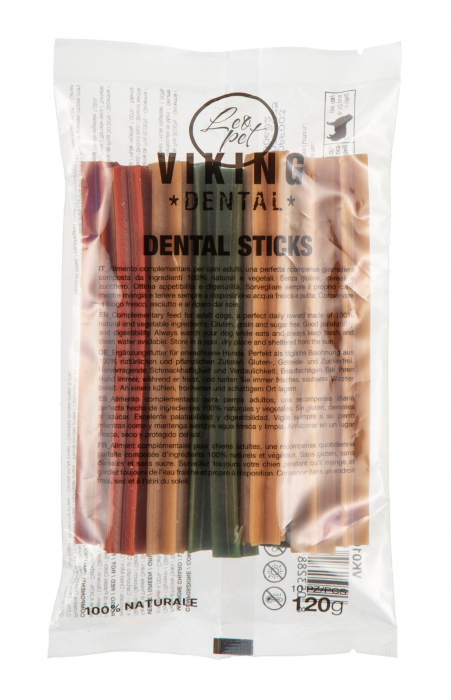 Viking Dental Stick Recompense pe Baza de Plante pentru Caini 120 Gr [2]