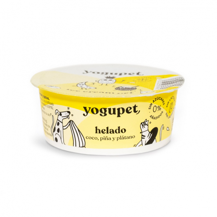 Yogupet Inghetata cu Cocos, Ananas si Banana pentru Caini si Pisici 110 Gr [1]
