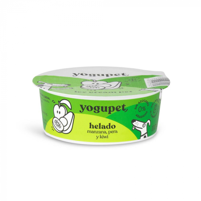 Yogupet Inghetata cu Mar, Para si Kiwi pentru Caini si Pisici 110 Gr [1]