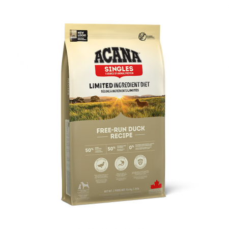 Acana - Acana Singles Free-Run Duck Dog Rata si Pere 11.4kg