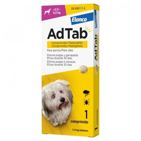 Antiparazitare - AdTab Antiparazitar Extern Caini 1 Buc
