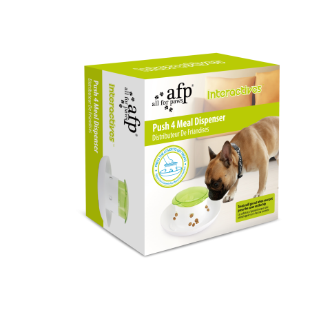 Jucarii Caini - All for Paws Dispenser Interactiv Dog Push 4 Meal