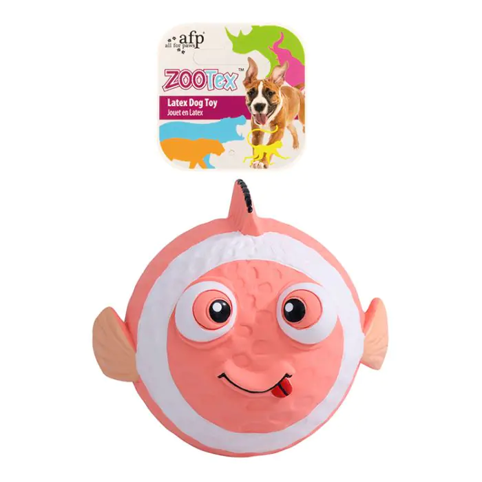 Jucarii Caini - All for paws Jucarie  Bouncy Clown Fish pentru Caini