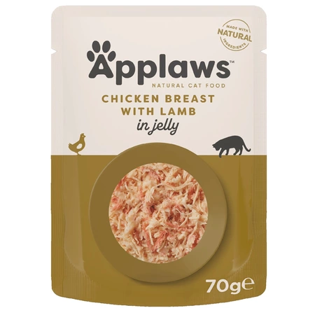 Pisici - Applaws Cat Adult Plic In Aspic Piept Pui Cu Miel