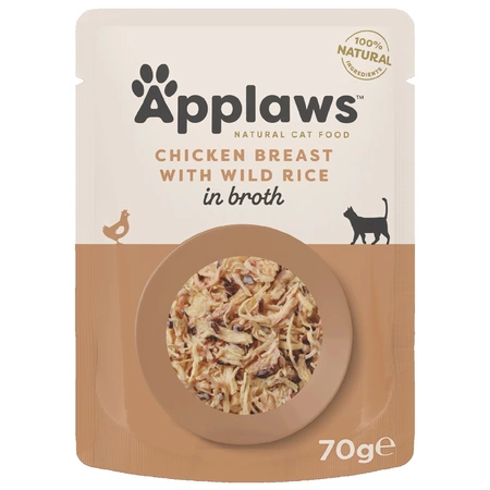 Pisici - Applaws Cat Adult Plic Piept Pui Cu Orez Salbatic