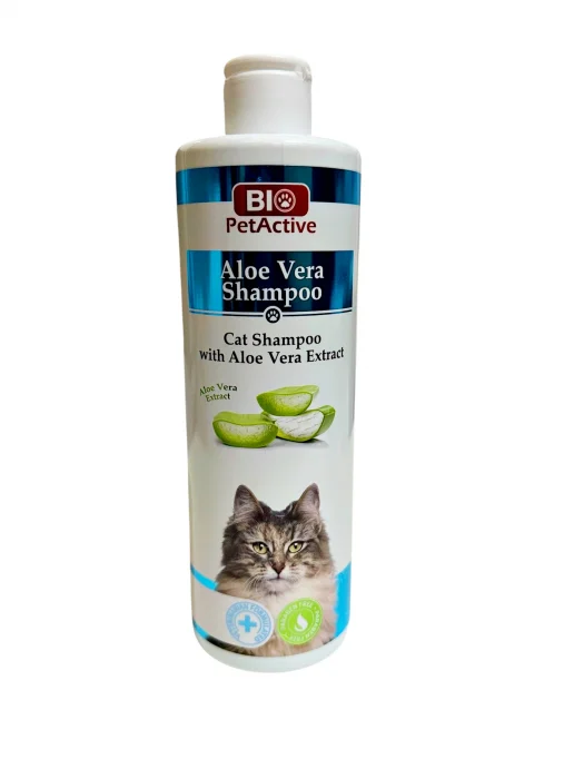 Sampoane si Balsamuri - Bio PetActive Aloe Vera Shampoo Cat 400 Ml