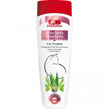Sampoane si Balsamuri - Bio PetActive Aloe Vera Shampoo Cat 400 Ml