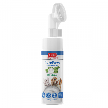 Sampoane si Balsamuri - Bio PetActive PurePaws Cleansing Foam 150 Ml Spume de Curatare