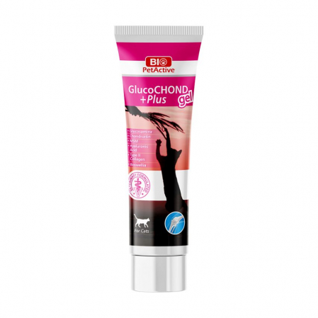 Pisici - Bio PetActive GlucoChond Plus Gel pentru Sanatatea Articulatiilor la Pisici 100 Ml