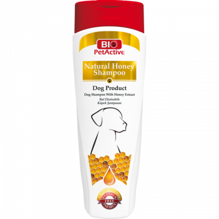 Sampoane, balsamuri si parfumuri - Bio PetActive Natural Honey Shampoo Dogs 400 Ml