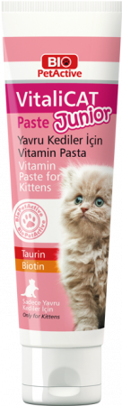 Suplimente Nutritive Pisici - Bio PetActive Vitali Cat Junior Paste