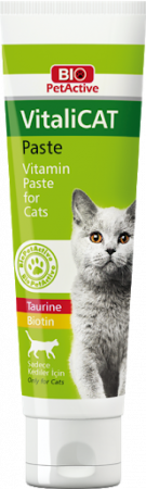 Suplimente Nutritive Pisici - Bio PetActive Vitali Cat Paste 100 Ml