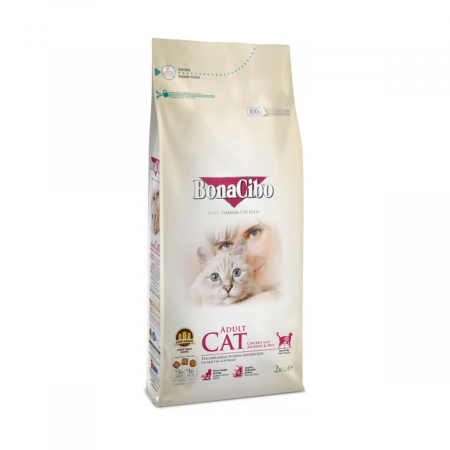 BonaCibo - BonaCibo Adult Chicken&Rice with Anchovy Cat Mostra 100 G