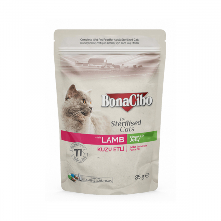 BonaCibo - BonaCibo Adult Pisica Sterilizata Miel Plic
