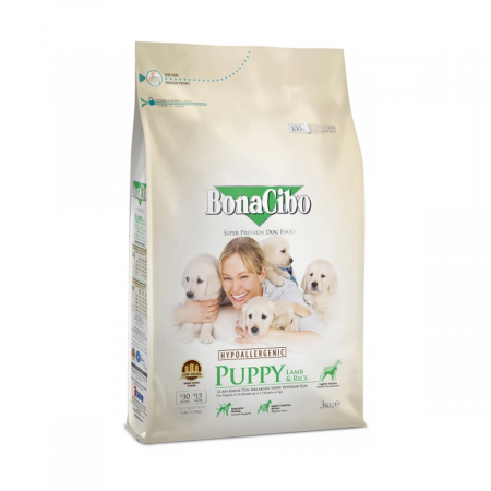 BonaCibo - BonaCibo Puppy Lamb&Rice Dog Mostra