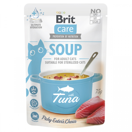 Pisici - Brit Care Adult Sterilised Cat Supa cu Ton 75 Gr