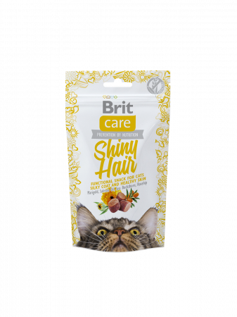 Pisici - Brit Care Cat Snack Shiny Hair 50 Gr