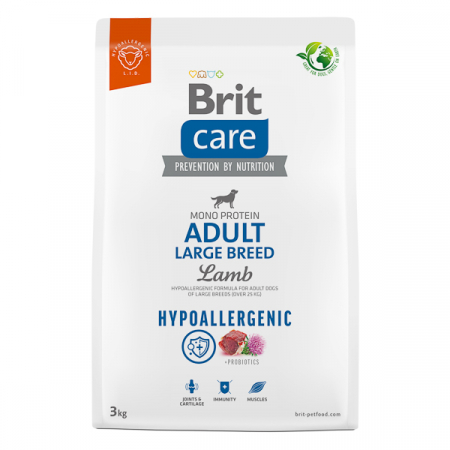 Brit Care - Brit Care Dog Adult Large Breed Hypoallergenic Miel si Orez
