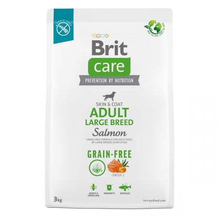 Brit Care - Brit Care Dog Grain-free Adult Large Breed cu Somon
