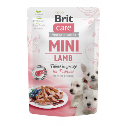 Brit Care Dog Mini Puppy Lamb Fillets in Gravy Plic 85 g [0]